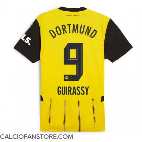 Maglia Calcio Borussia Dortmund Serhou Guirassy #9 Prima Divisa 2024-25 Manica Corta